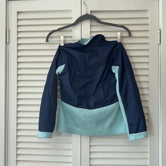 Columbia fleece jacket two-tone blue child small 7/8 unisex - Picture 4 of 9